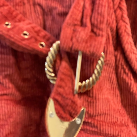 Show Me Your MuMu Red Corduroy dress - Picture 9 of 14